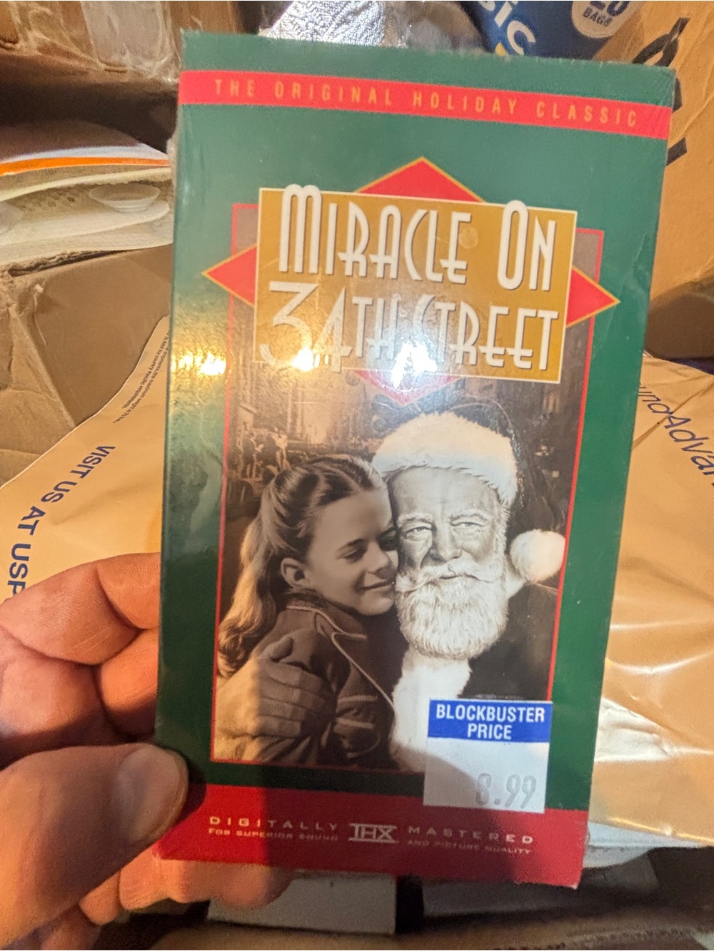 Miracle on 34th Street Holiday Classic VHS - new factory sealed
